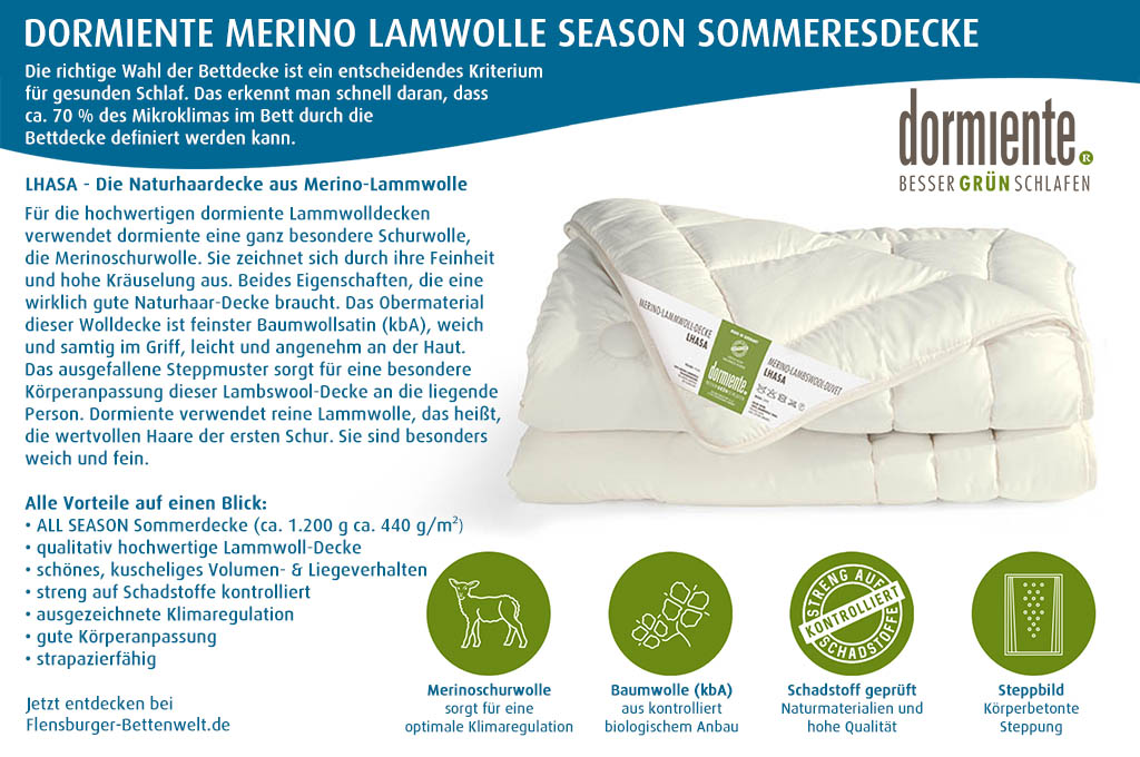dormiente-Merino-Lamwoll-Sommerdecke-kaufen-Flensburger-Bettenwelt