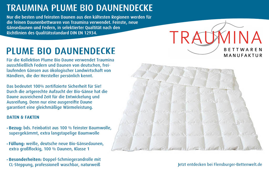 Traumina-Plume-Bio-Daunendecke-kaufen-Flensburger-Bettenwelt