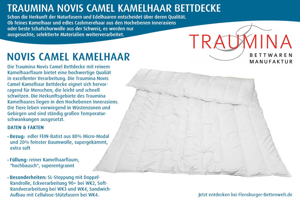 Traumina-Novis-Camel-Kamelhaardecke-kaufen-Flensburger-Bettenwelt