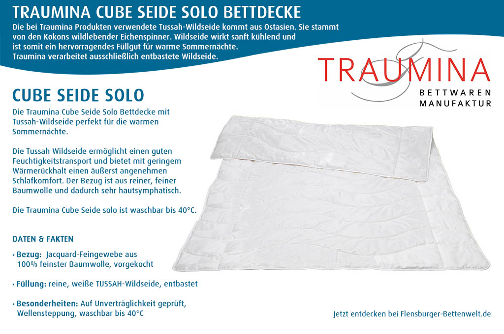 Traumina-Cube-Seide-Solo-Bettdecke-kaufen-Flensburger-Bettenwelt