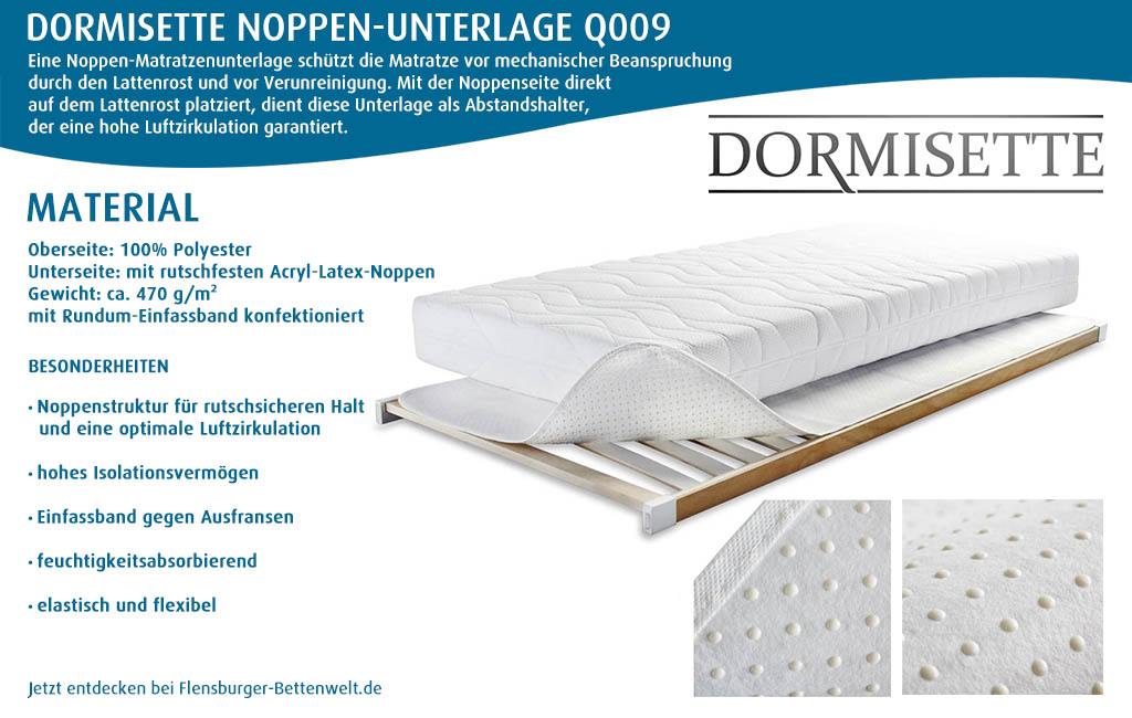 Wuelfing-Dormisette-Noppen-Unterlage-Q009-kaufen-Flensburger-Bettenwelt