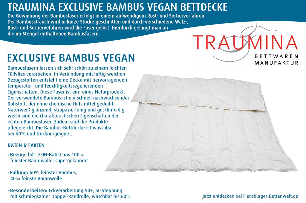 Traumina-Exclusive-Bambus-Vegan-Bettdecke-kaufen-Flensburger-Bettenwelt