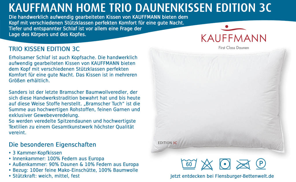 Kauffmann-Daunenkissen-Home-Trio-Edition-3C-kaufen-Flensburger-Bettenwelt