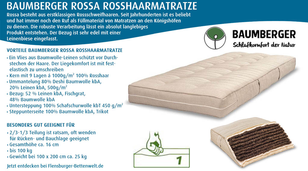 Baumberger-Rossa-Rosshaarmatratze-online-kaufen-bei-Flensburger-Bettenwelt