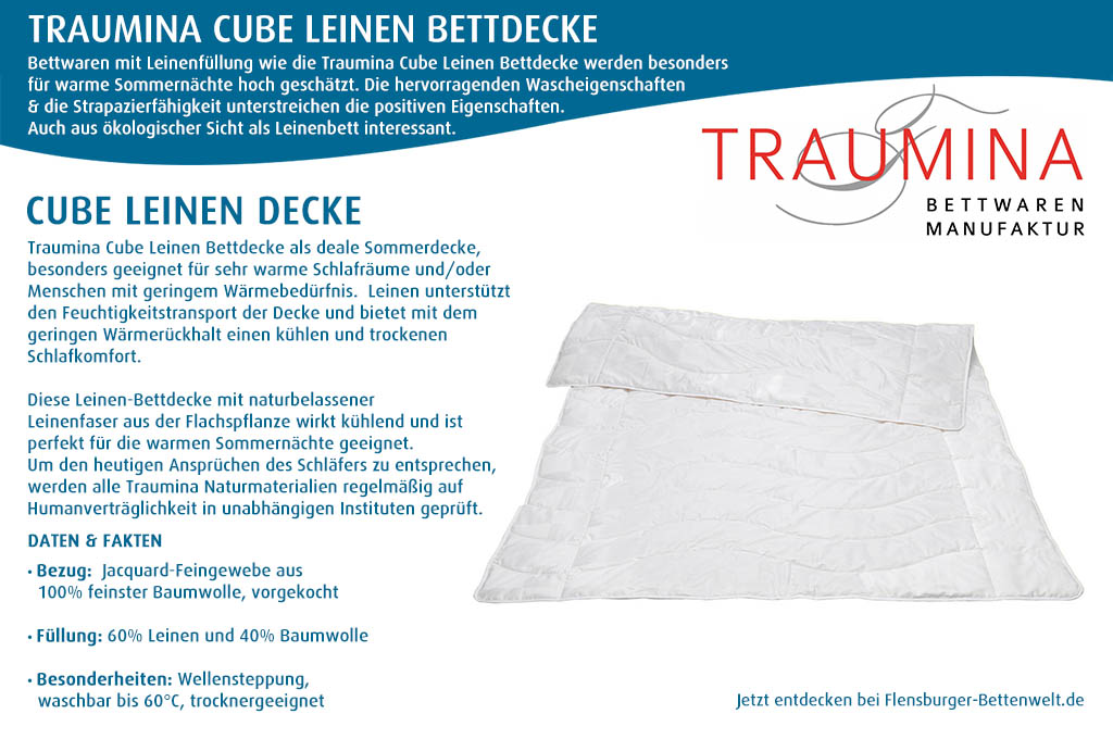 Traumina-Cube-Leinen-Bettdecke-kaufen-Flensburger-Bettenwelt