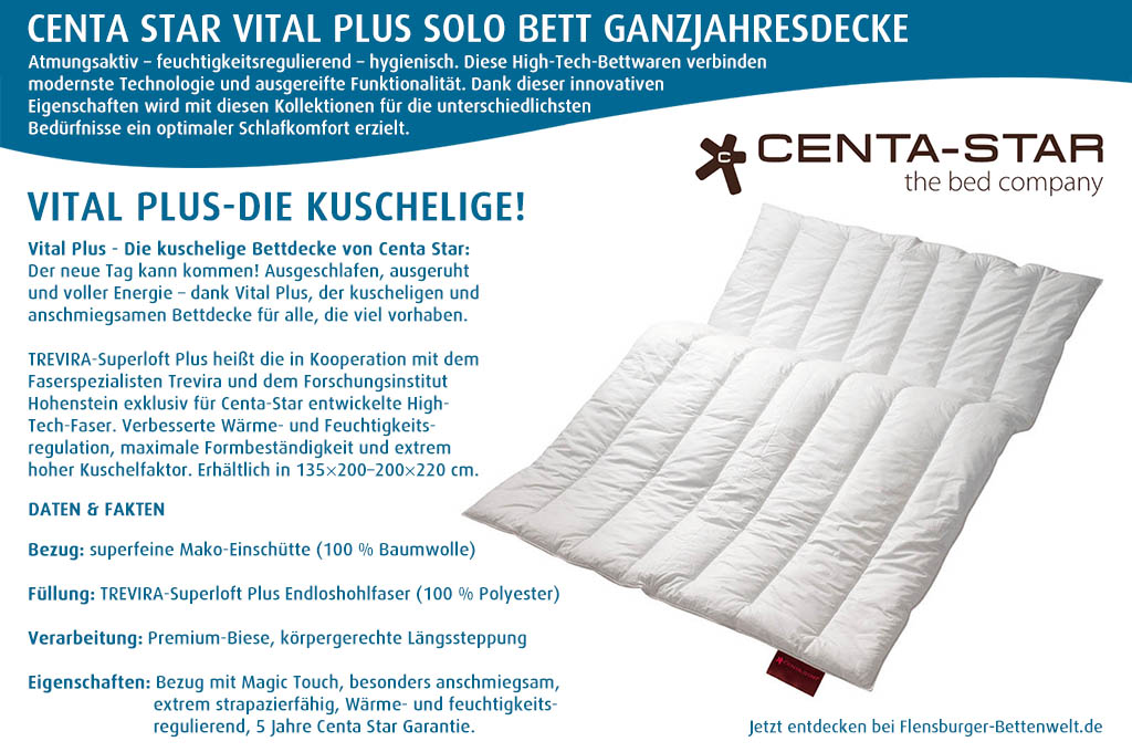 Centa-Star-Vital-Plus-Solo-Bett-Ganzjahresdecke-kaufen-Flensburger-Bettenwelt