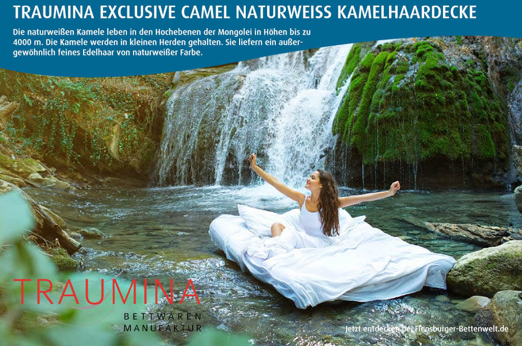 Traumina-Exclusive-Camel-Kamelhaardecke-Naturweiss-kaufen-Flensburger-Bettenwelt