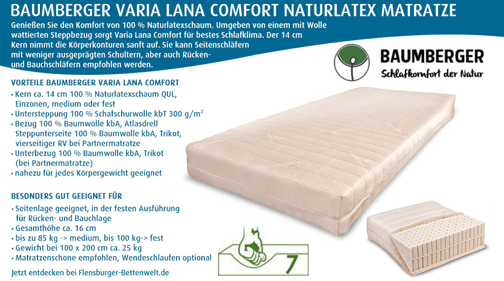 Baumberger-Naturlatex-Matratze-Varia-Lana-Comfort-kaufen-Flensburger-Bettenwelt