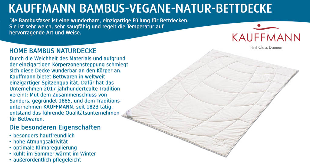 Kauffmann-Bambus-vegane-Bettdecke-kaufen-Flensburger-Bettenwelt