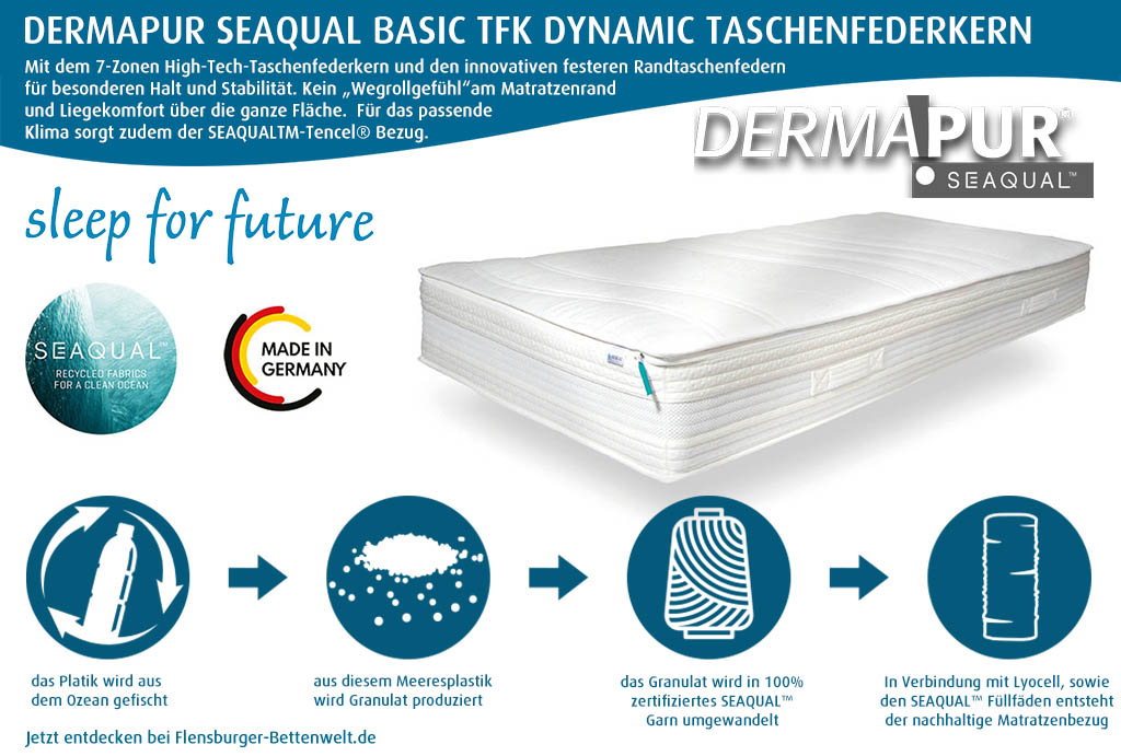 Dermapur-Seaqual-Basic-TFK-Dynamic-Taschenfederkern-Matratze-kaufen-Flensburger-Bettenwelt