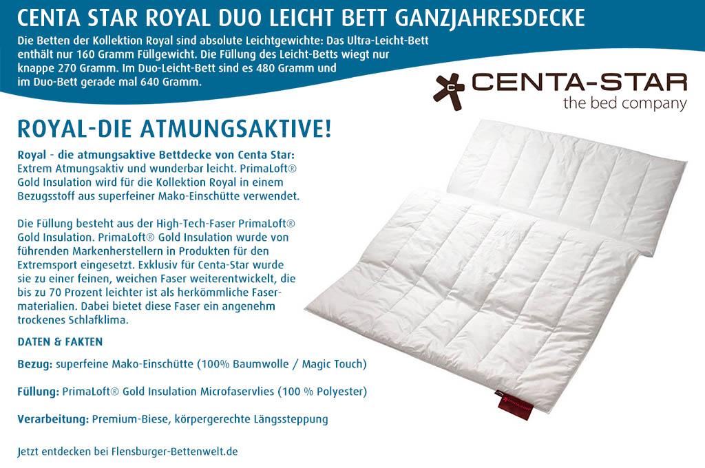 Centa-Star-Royal-Duo-Leicht-Bett-Ganzjahresdecke-kaufen-bei-Flensburger-Bettenwelt