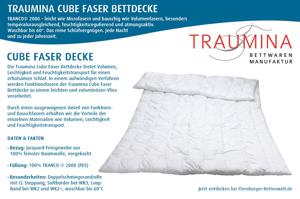 Traumina-Cube-Faser-Bettdecke-kaufen-bei-Flensburger-Bettenwelt