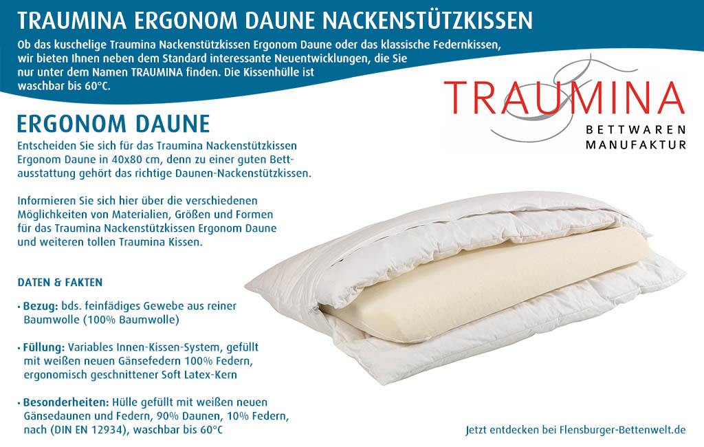 Traumina-Ergonom-Daune-Nackenstuetzkissen-Faser-kaufen-Flensburger-Bettenwelt