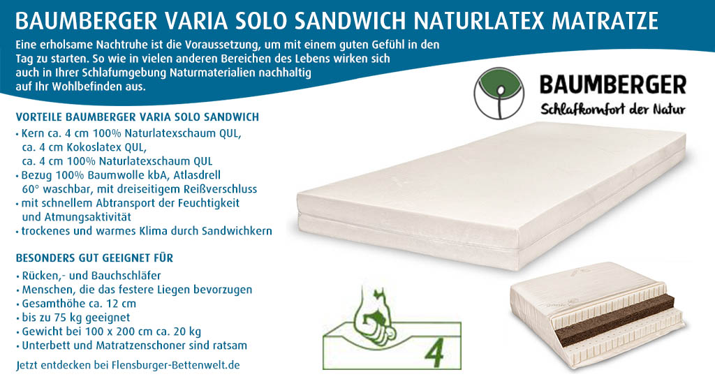 Baumberger-Naturlatex-Matratze-Varia-Solo-Sandwich-kaufen-Flensburger-Bettenwelt
