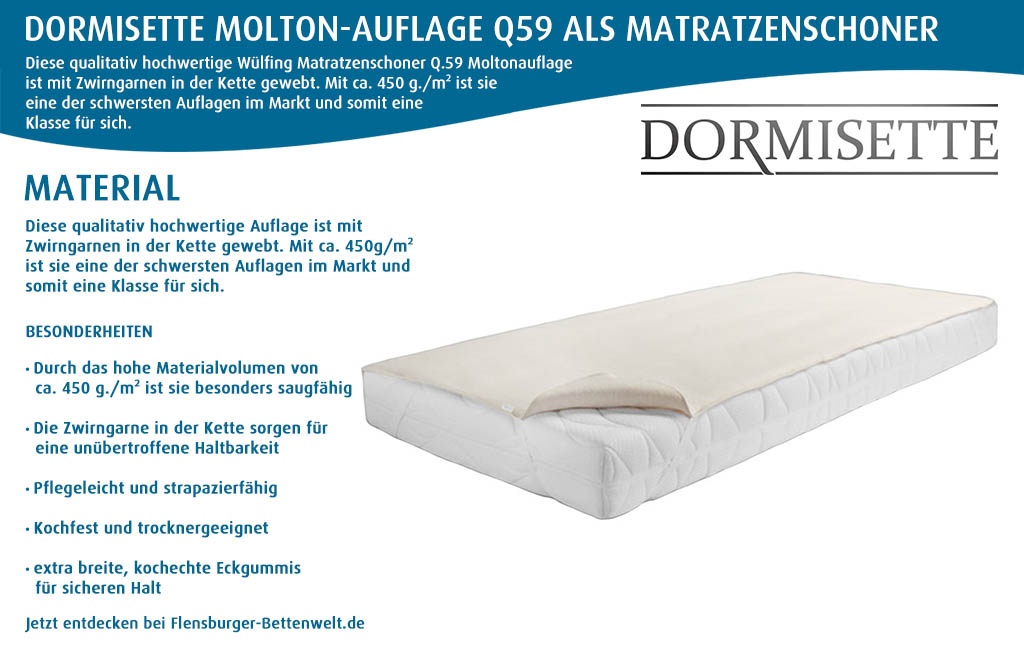 Dormisette-Molton-Auflage-Q59-Matratzenschoner-kaufen-Flensburger-Bettenwelt
