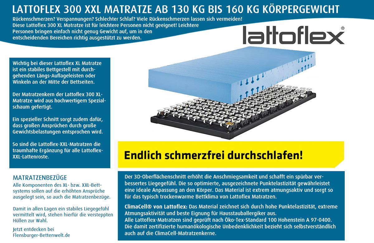Lattoflex-300-XXL-Matratze-kaufen-Flensburger-Bettenwelt