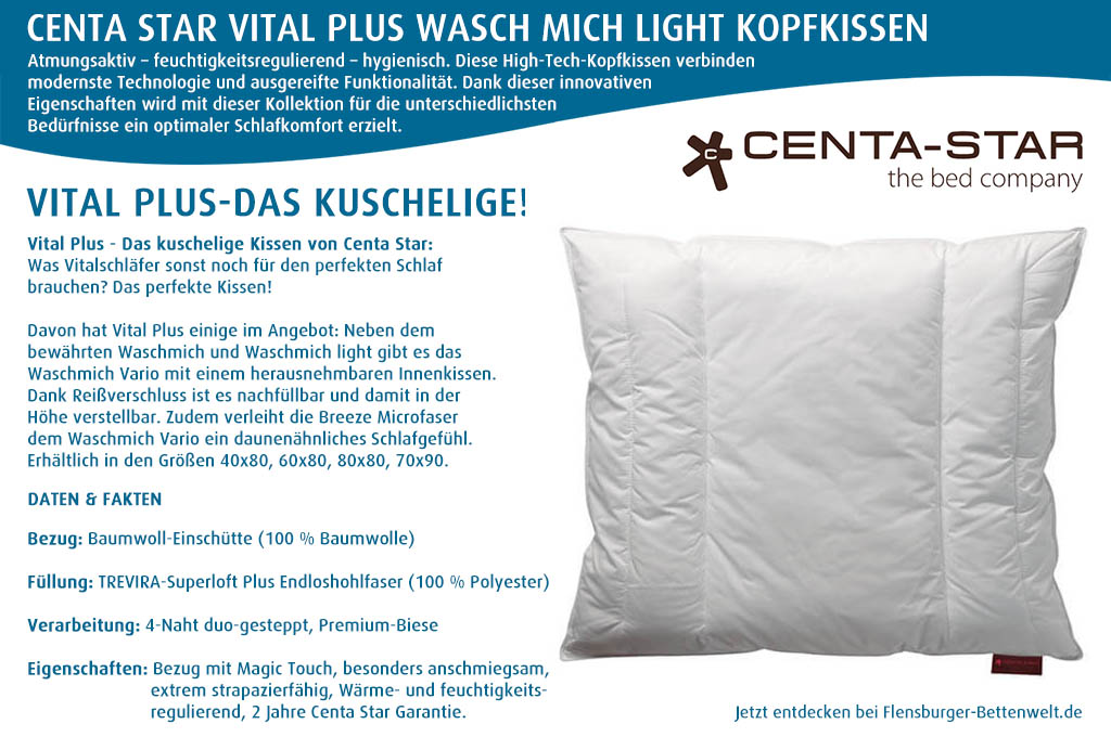 Centa-Star-Vital-Plus-Kopfkissen-Waschmich-Light-kaufen-Flensburger-Bettenwelt