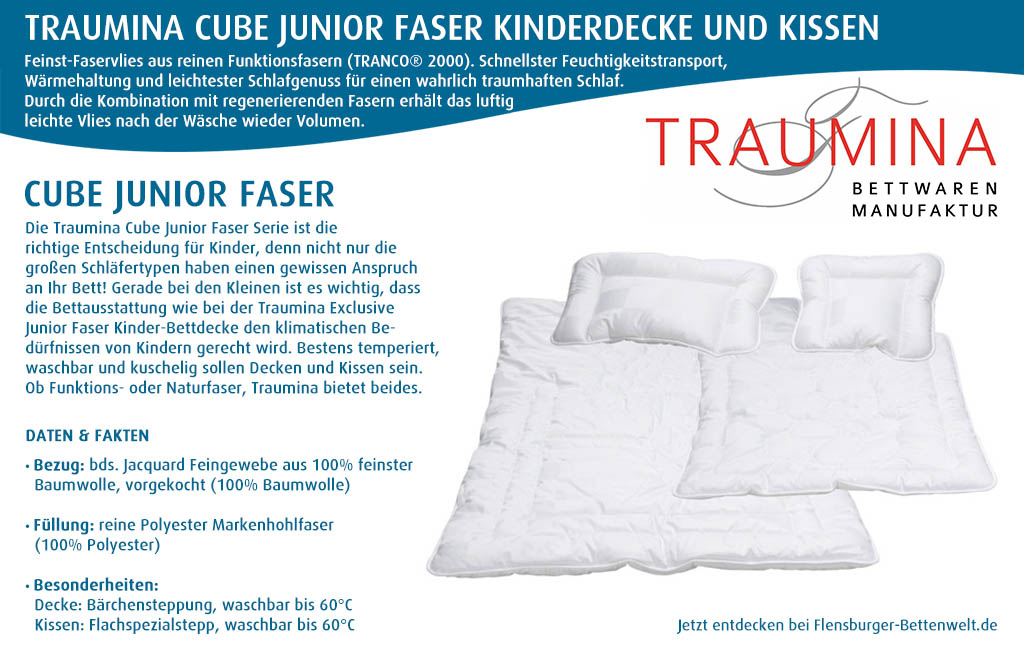 Traumina-Cube-Junior-Faser-Kinderdecke-und-Kissen-kaufen-Flensburger-BettenweltgESenvpAWWFCR